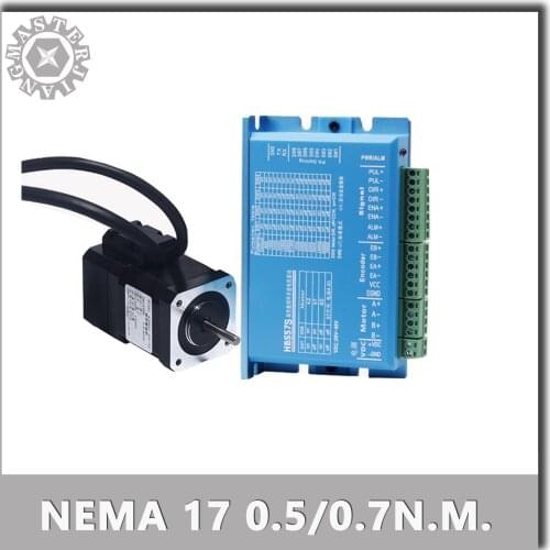 42 Hybrid Closed-loop Stepper Motor Driver 0.55nm 0.7nm Servo Motor HB808C Driver 2-phase Nema 17