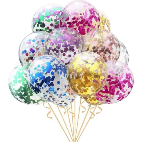 5/10Pcs 12inch Glitter Confetti Latex Balloons Wedding Christmas Decoration Baby Shower Birthday Party Decor Air Balloons Globos