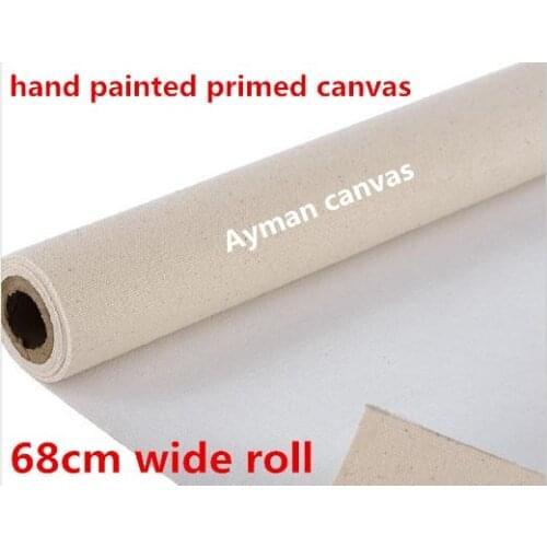 68cm wide blank painting canvas roll