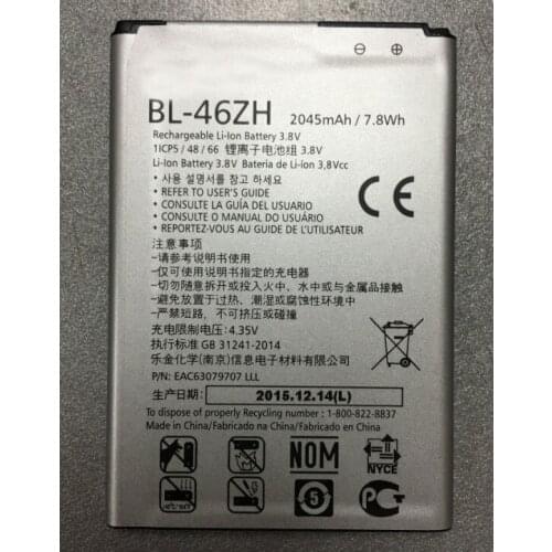 ALLCCX battery BL-46ZH for LG AS330 K332 K350N K371 K373 K7 K8 K89 LS675 LS675 M1 M1V MS330 US375 X210