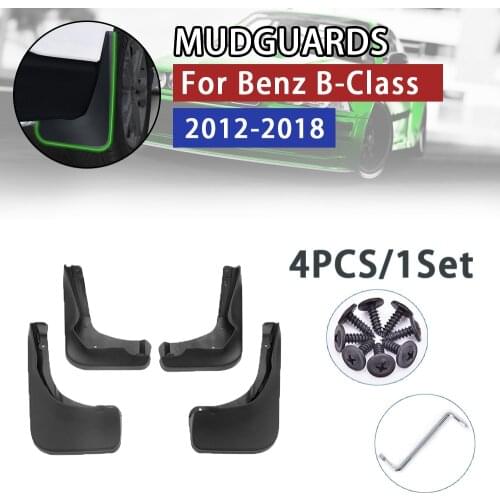 Mudflap for Mercedes Benz B Class B-Class 2012~2018 Fender Mud Guard Flaps Mudguards Accessories 2013 2014 2015 2016 2017