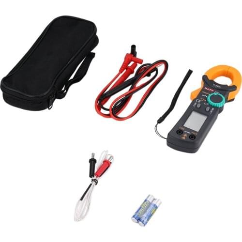 Digital Clamp Meter NJTY DC/AC Volt Amp Ohm Multimeter Mini Ammeter Current Voltage Tester Electric Meter Resistance Diode