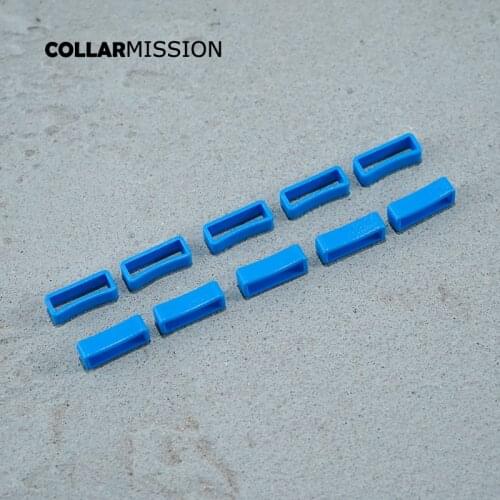 Colorful spray paint plastic protective belt loop webbing bag dog leash accessories 15mm blue SK15SJ14