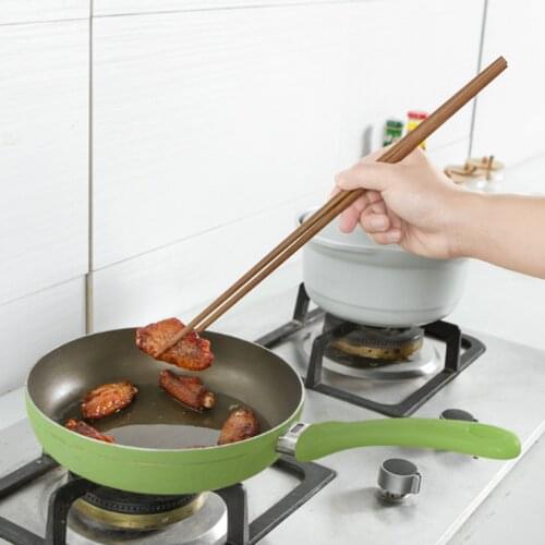 Long Kitchen Cooking Frying Chopsticks For Cooking Frying Hot Pot Noodles in Chinese and Japanese Style Natural Bamboo