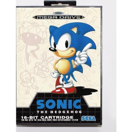 Sonic Classics (aka Sonic Compilation) Game Cartridge 16 bit MD Game Card With Retail Box For Sega Mega Drive For Genesis