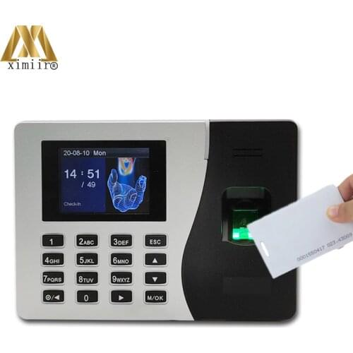 Free Shipping Intelligent Fingerprint Time Attendance System K14 Office Attendance Machine With ID IC Card Reader