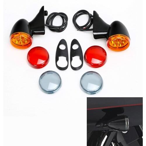 Motorcycle Turn Signals Light Bracket 4 Wires For Harley Sportster X48 2016-2020 2017 2018