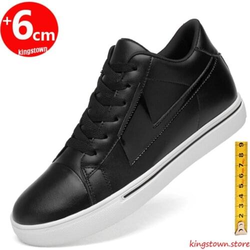 Sneakers Men Elevator Shoes Heightening Shoes Men Increase Shoes Height Increase Insole 6CM