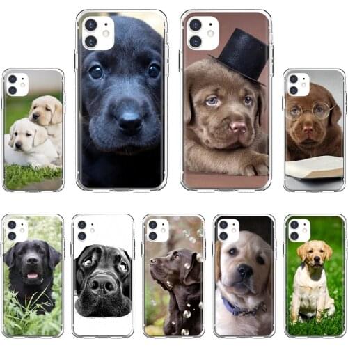 Soft Cases For Xiaomi mi Redmi Note 3 4 4X 5 6 7 8 8t 9 9s 9t 10 pro lite labrador-puppies-dog