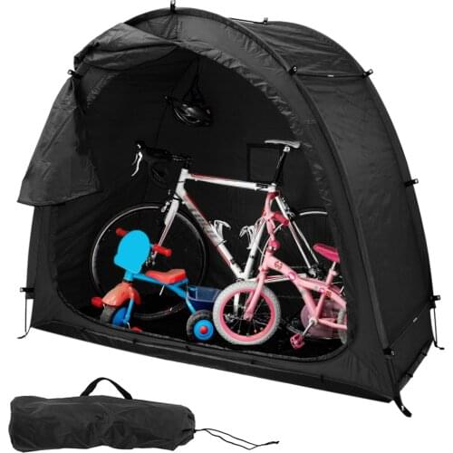 200x80x165cm Bike Tent Bike Camping Tent Storage Shed 190T Bicycle Storage Shed With Window Design For Outdoors Camping