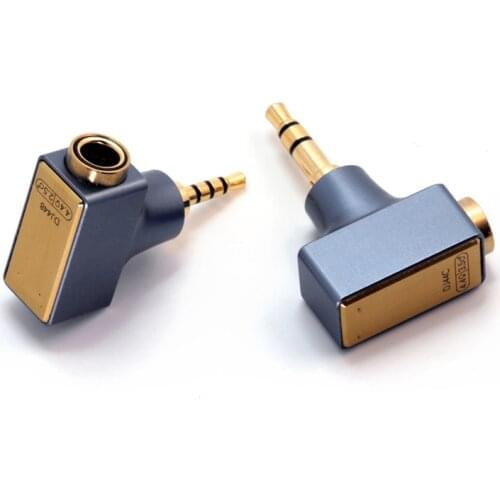 Adapter Plug DJ44B DJ44C 4.4 Balance Female To 2.5/ 3.5 mm Male for Player Headphone Replacement Adapter Plug