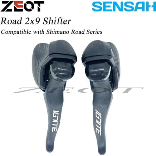 SENSAH IGNITE Road Bike Shifter 2x8 2x9 Speed Brake Lever Bicycle R7000 Tiagra Sora Sensah Empire Pro Gensah Shimano Groupset