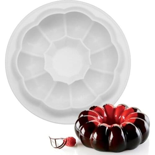 Silicone Cake Mold Baking For Petal Savarin Armoni Cake Decorating tools Pan Molds Biscuit Mold Ice Creams Mousse
