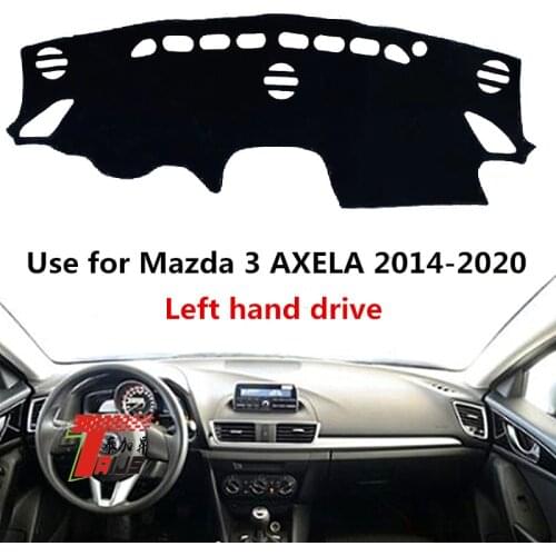 TAIJS Factory Sport Simple Polyester Fibre Car Dashboard Cover For Mazda 3 AXELA 2014 15 16 17 18 19 20 Left Hand Drive