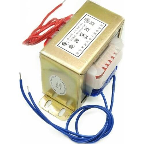 EI-100W type Transformer 100W/VA 220V to AC 9V Single AC9V 11A Power Transformer E Niu Copper