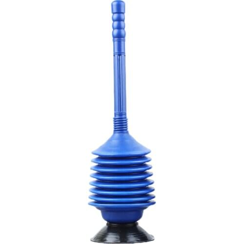 Toilet Plunger Heavy-duty Force Cup Toilet Dredge High Pressure Sewer Drain Unblocker Vacuum Pipe Dredge Bathroom Cleaning Tools