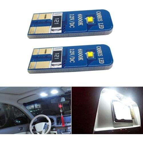 2x W5W T10 LED Canbus Bulb 194 Led Car Interior Dome Map Reading Lights For Toyota RAV4 Yaris Camry 2007 2008 2009 Corolla Auris