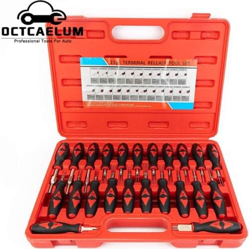 23pcs Universal Terminal Release Installation Removal Tool Kit For BMW Benz VW Ford Honda Audi Mazda Fiat Toyota ST0287