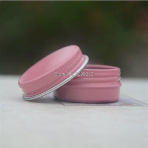 Aluminum Jar 10g 15g metal tin Cosmetic Packaging Container,lip balm container F1097
