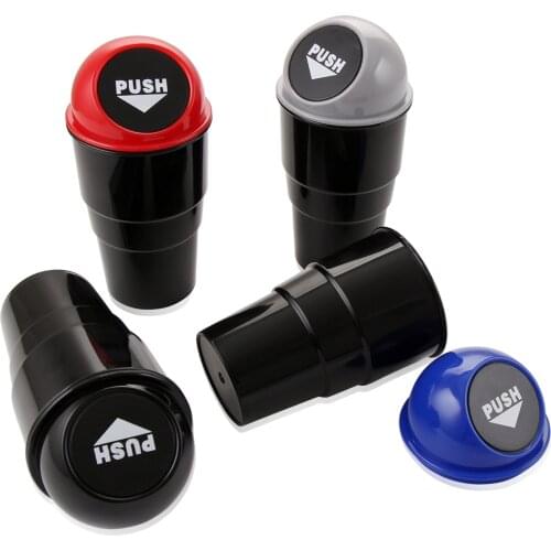 Car Trash Can Garbage Dust For Hyundai SOLARIS Verna IX25 IX35 IX45 Sonata 8 Santa Fe Mistra Elantra car styling