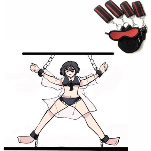 Bdsm Bondage Restraints SM Sex Toys For a Couple Sex Outfits Bed Restraint Slave Handcuffs Gag Sex tools For Couples Strap on