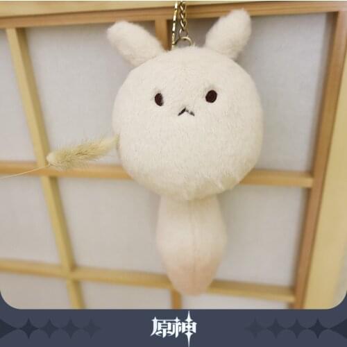 Game Genshin Impact Klee Cute Plush Doll Toys Keychain Backpack School Bag Pendant Cartoon Keyrings Cosplay Kids Xmas Gifts
