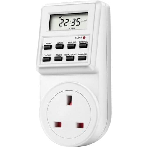 British small screen timer switch socket wholesale Timer socket neutral Packaging