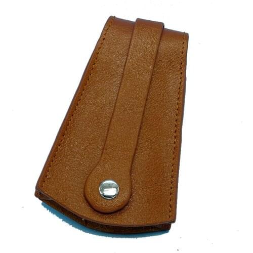 Genuine Leather Key Holder Large Capacity Key Organizer Pulling-Out Key Bag Key Pouch for Men Women