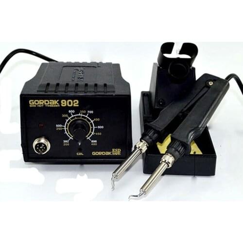 Electric heating pliers Constant temperature heating tweezers GORDAK 902 Electric iron Soldering station Repair Rework Station