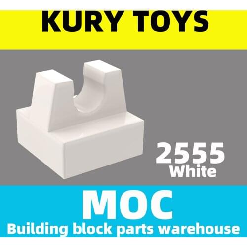 Kury Toys DIY MOC For 2555 Building block parts For Tile, Modified 1 x 1 with Clip