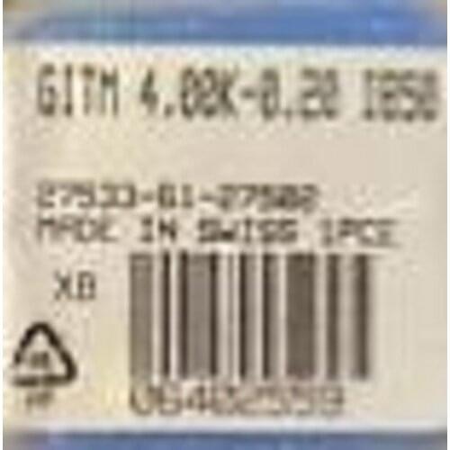 1 PC CARBIDE INSERT GITM4.00K-0.20 IB50