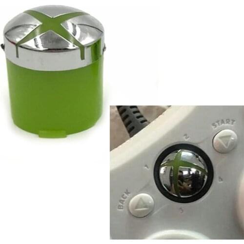 Home Button Start Return Back Repair Part Replacement for Microsoft Xbox 360 Switch Power Guide Logo Key Gamepad Controller