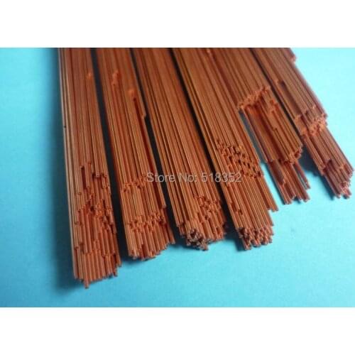 1.4mmx400mm Ziyang Copper Electrode Tube for EDM Drilling Machines Single Hole