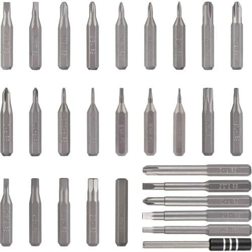 Mini Electric Screwdriver Hexagon Magnetized Bit 0.16*1.1inch Small Size For Phone/Watches/Glasses/Tablet PC/Computer