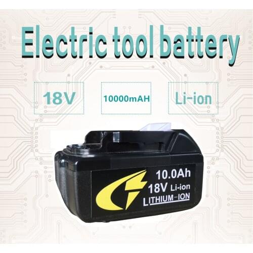 Upgraded BL1860 Rechargeable Battery 18 V 10000mAh Lithium Ion for Makita 18v Battery BL1840 BL1850 BL1830 BL1860 Free Shipping