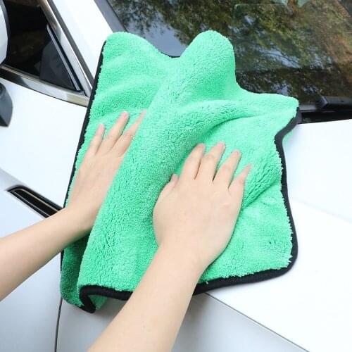 1200GSM Soft Microfiber Strong Water Absorption Cloth Auto Cleaning Door Window Care Car Accessories Car Wash Towel
