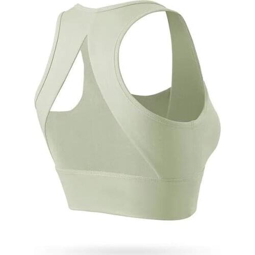 Non-marking chest display sports underwear womens shockproof running sports fitness bra 2021 spring and summer adjustable under