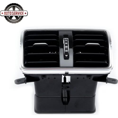 New OEM 3AD 819 203 E Black Rear Center Fresh Air Outlet Vent Assembly For VW Passat B6 B7 CC 2006 - 2012 3C0 819 203 3C0819203B