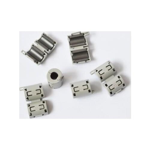 New 10pcs 7mm Gray TDK Clip-on RFI EMI Filter Snap Around Ferrite