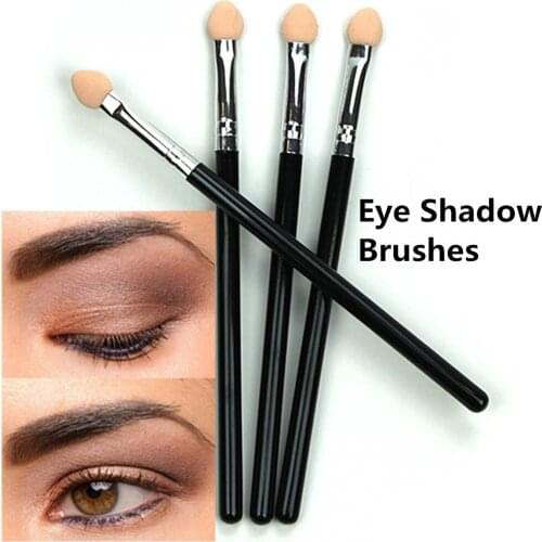 New Good Quality Sponge Stick Eyeshadow Brush Professional Dual Color Foundation Blending Makeup Brush Portable Beauty Tool