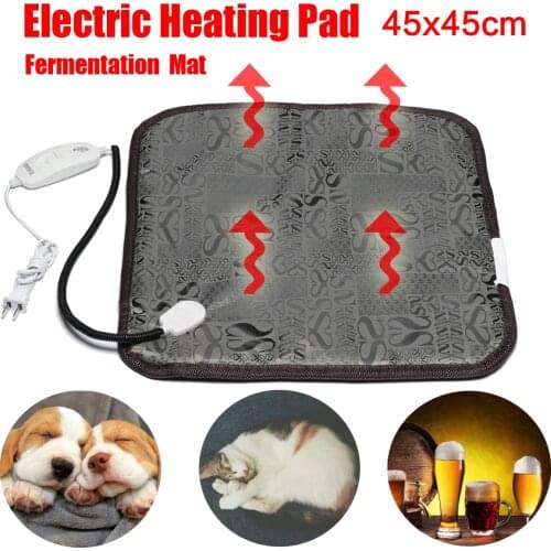 Pet Dog and Cat Electric Heated Blanket Winter Warm Carpet Animal BlanketHousehold Beer Brewing Fermentation Heating Pad