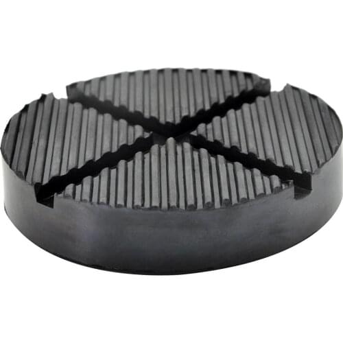 Car Lift Jack Stand Pads Black Rubber Slotted Floor Pad Frame Rail Adapte Auto SUV Van Pickup Lift Rubbers Jack Pads