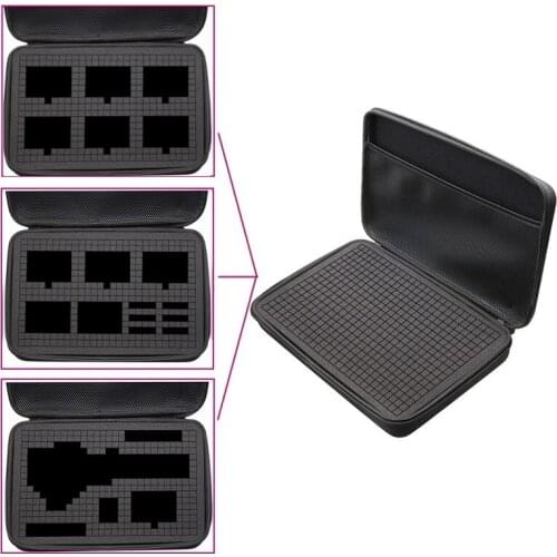 Portable case DIY Inner EVA camera Storage box bag for dji osmo action camera / osmo pocket / zhiyun smooth gimbal cakmera