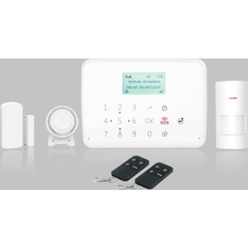 APP Remote Control Touch Keypad GSM Alarm System With SOS Function