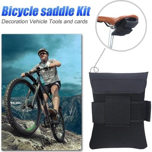 MTB Bike Bag Seat Mountain Bicycle Cushion Saddle Bag Package Pouch Biking Portable Dustproof Cycling Parts