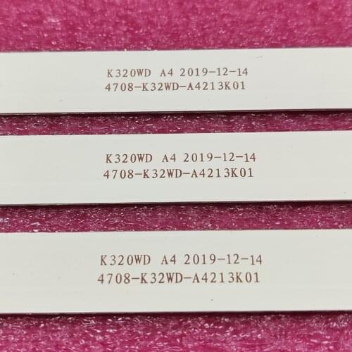 3 Pieces/lot New LED strip K320WD 4708-K320WD-A2213K01 A4213K01 471R1055 471R1P53 8 LEDs 618mm for LE32D59 32PFL3045
