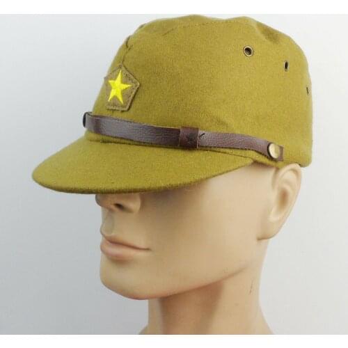 Tomwang2012. WWII JAPANESE MILITARY ARMY OFFICER CAP HAT WOOL SIZE L