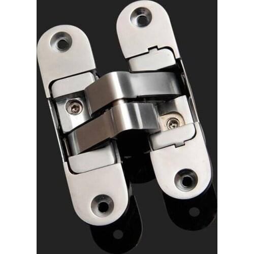 Three-dimensional Hidden Hinge Door Adjustable Hinges 110*30mm 2PCS