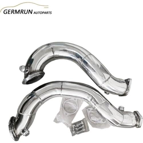 3" SS Catless Downpipes fit for BM*W 07-10 N54 E90/E91/E92/E93/E82/135i/335i Twin Turbo