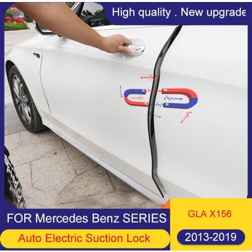 Smart Auto Electric Suction Door Lock for Benz GLA X156 2013-2019 Automatic Soft Close Door Super Silence Car Vehicle Door